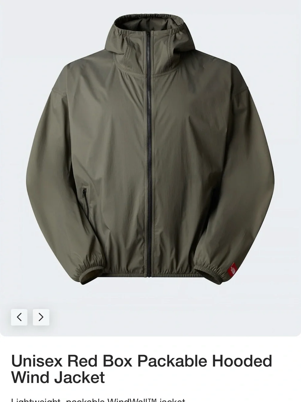 The North Face olive utility